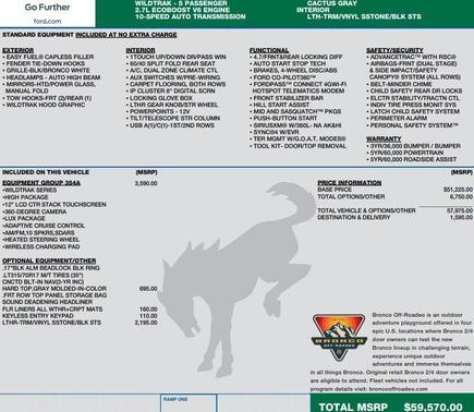 2022 Ford Bronco Wildtrak