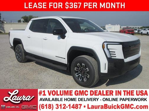 Summit White 2026 GMC Sierra EV Elevation