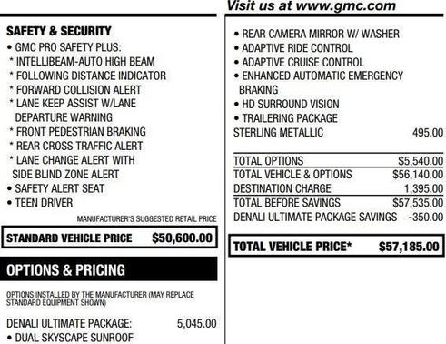 2023 GMC Acadia Denali