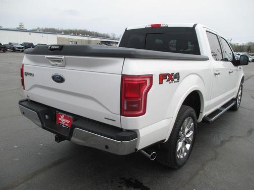 White Platinum Tri-Coat Metallic 2015 Ford F-150 Lariat