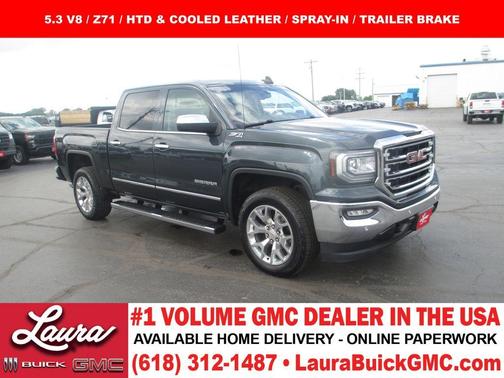 Dark Slate Metallic 2018 GMC Sierra 1500 SLT