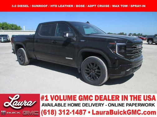Onyx Black 2026 GMC Sierra 1500 Elevation