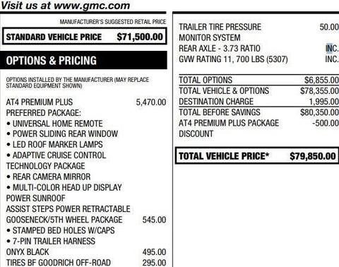 2024 GMC Sierra 3500 AT4