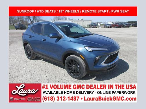 Ocean Blue Metallic 2026 Buick Encore GX Sport Touring