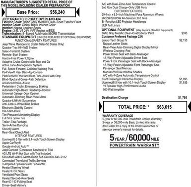 2022 Jeep Grand Cherokee Overland