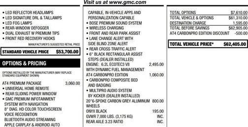 2020 GMC Sierra 1500 AT4