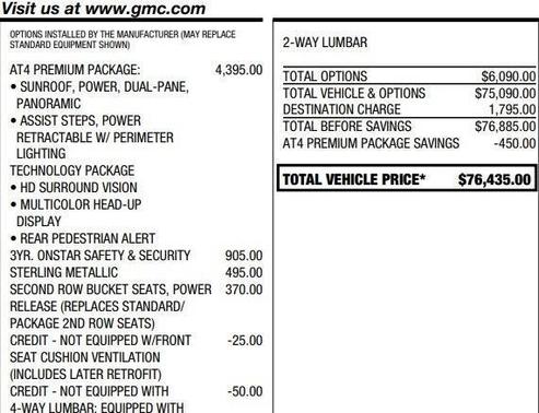 2023 GMC Yukon AT4