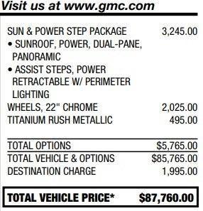 2025 GMC Yukon Denali