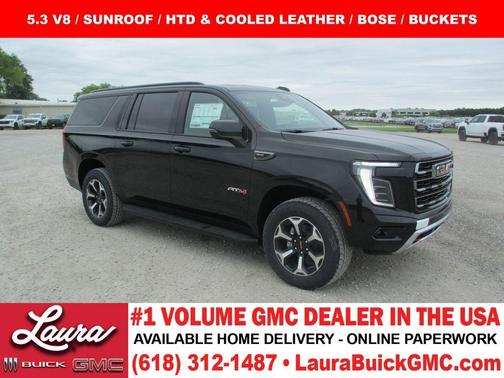 Onyx Black 2026 GMC Yukon XL AT4