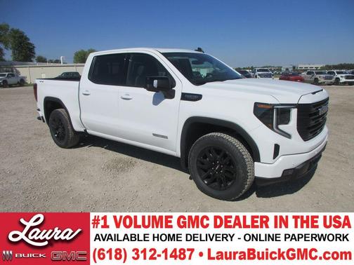 Summit White 2026 GMC Sierra 1500 Elevation