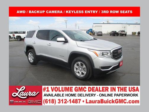 Quicksilver Metallic 2017 GMC Acadia SLE-1