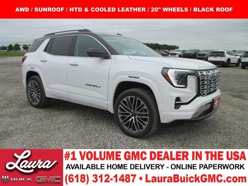 Summit White 2026 GMC Terrain Denali