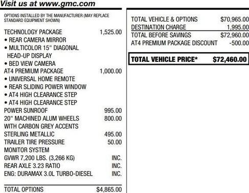 2024 GMC Sierra 1500 AT4