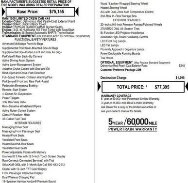 2025 RAM 1500 Limited