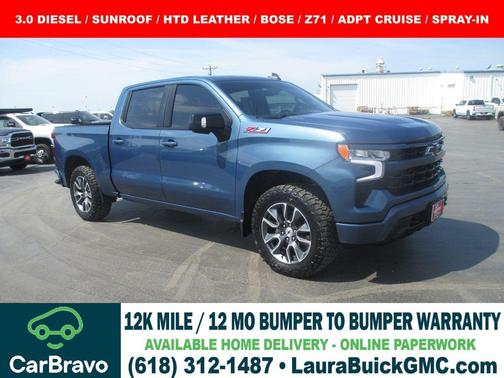 Lakeshore Blue Metallic 2024 Chevrolet Silverado 1500 RST