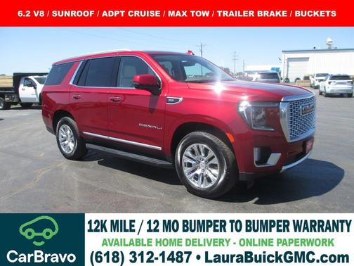 Volcanic Red 2023 GMC Yukon Denali