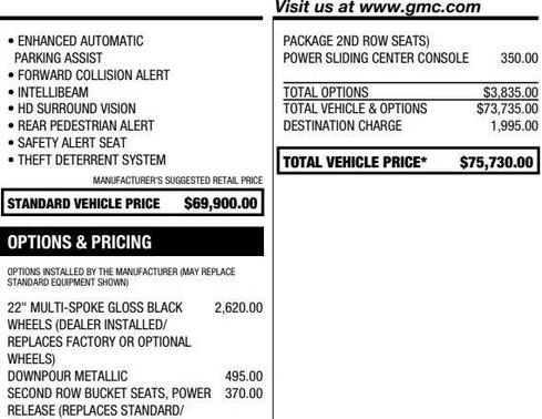 2025 GMC Yukon Elevation