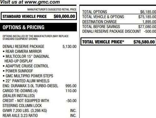 2023 GMC Sierra 1500 Denali