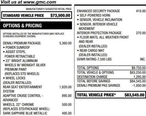 2020 GMC Yukon XL Denali