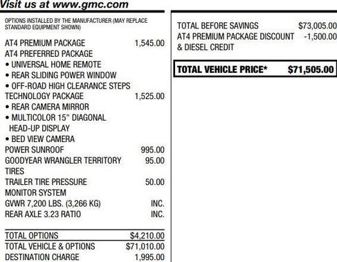 2025 GMC Sierra 1500 AT4