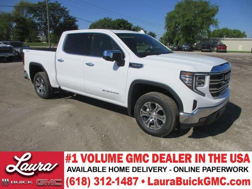 Summit White 2026 GMC Sierra 1500 SLT