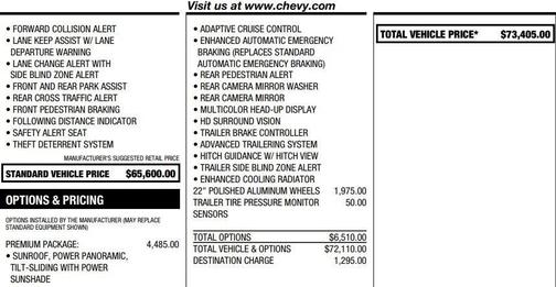 2021 Chevrolet Tahoe Premier