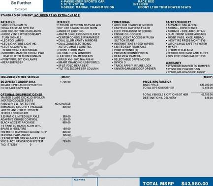 2016 Ford Mustang GT Premium