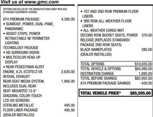 2023 GMC Yukon XL AT4