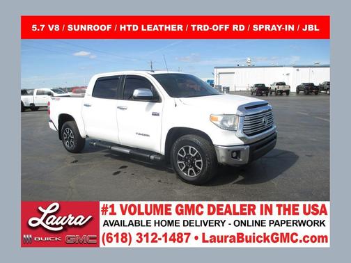 Super White 2016 Toyota Tundra Limited