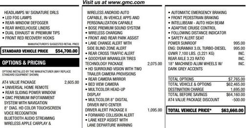 2021 GMC Sierra 1500 AT4