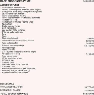 2025 Toyota Tacoma TRD Sport