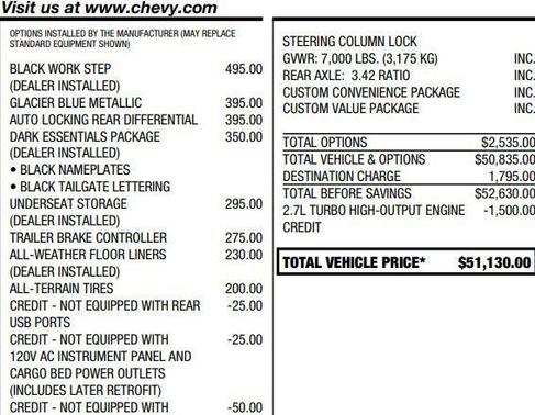 Glacier Blue Metallic 2023 Chevrolet Silverado 1500 Custom