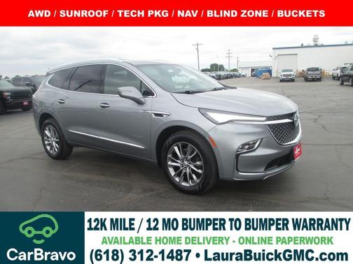 Moonstone Gray Metallic 2023 Buick Enclave Avenir