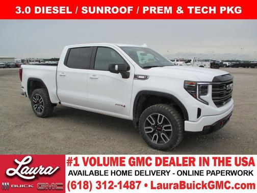Summit White 2026 GMC Sierra 1500 AT4