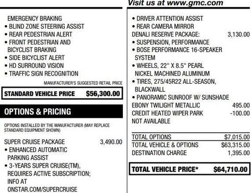2024 GMC Acadia Denali