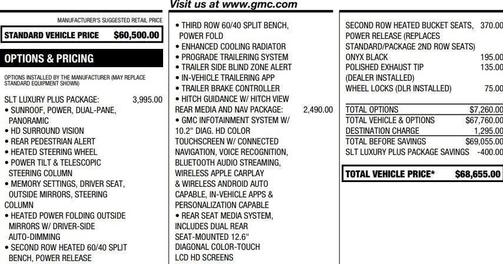 2021 GMC Yukon XL SLT
