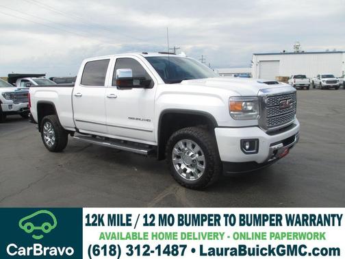 White Frost Tri-Coat 2019 GMC Sierra 2500 Denali