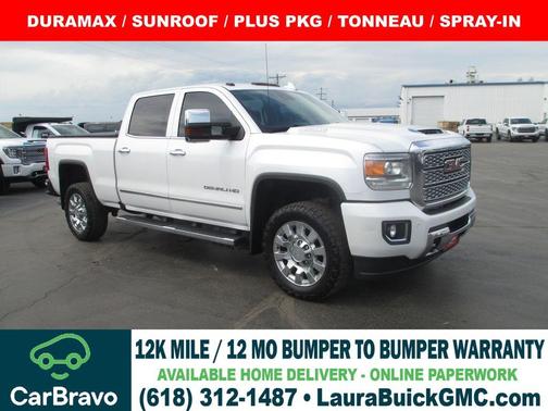 White Frost Tri-Coat 2019 GMC Sierra 2500 Denali