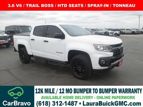 Summit White 2022 Chevrolet Colorado Z71