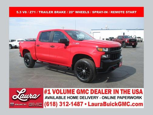 Red 2020 Chevrolet Silverado 1500 Custom Trail Boss