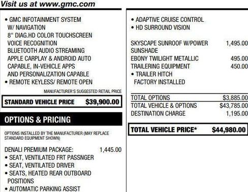 2020 GMC Terrain Denali