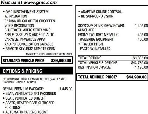 2020 GMC Terrain Denali