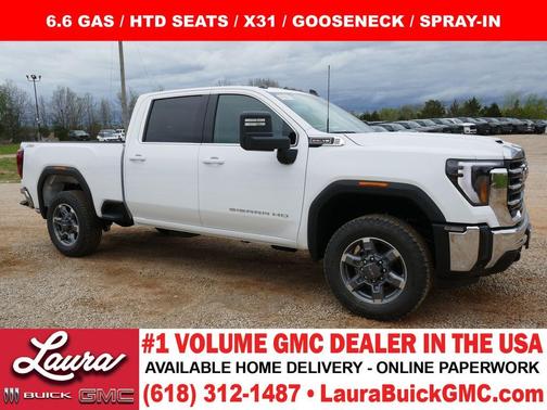 Summit White 2026 GMC Sierra 2500 SLE