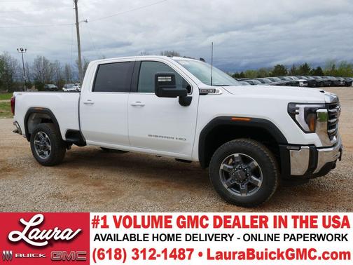 Summit White 2026 GMC Sierra 2500 SLE