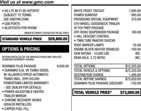 2019 GMC Sierra 2500 Denali