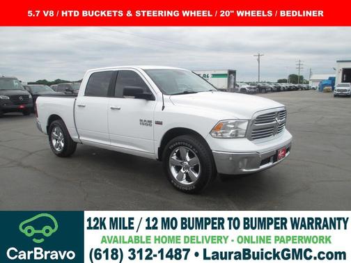 Bright White Clearcoat 2018 RAM 1500 Big Horn