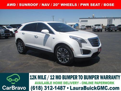 Crystal White Tri-Coat 2017 Cadillac XT5 Premium Luxury