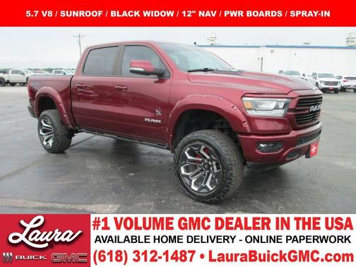 Delmonico Red Pearlcoat 2022 RAM 1500 Laramie
