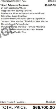 2025 Genesis GV70 3.5T Sport