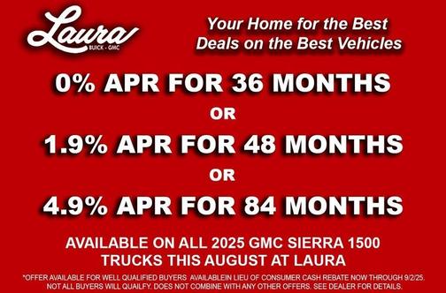 2025 GMC Sierra 1500 AT4X